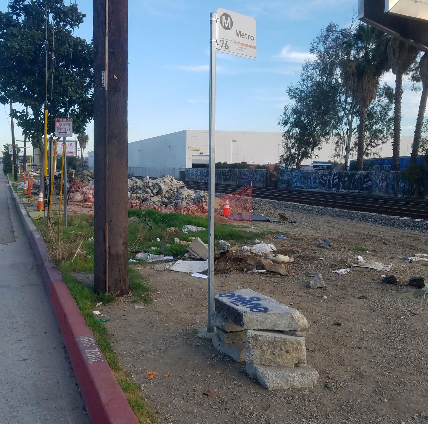 The saddest bus stop in El Sereno